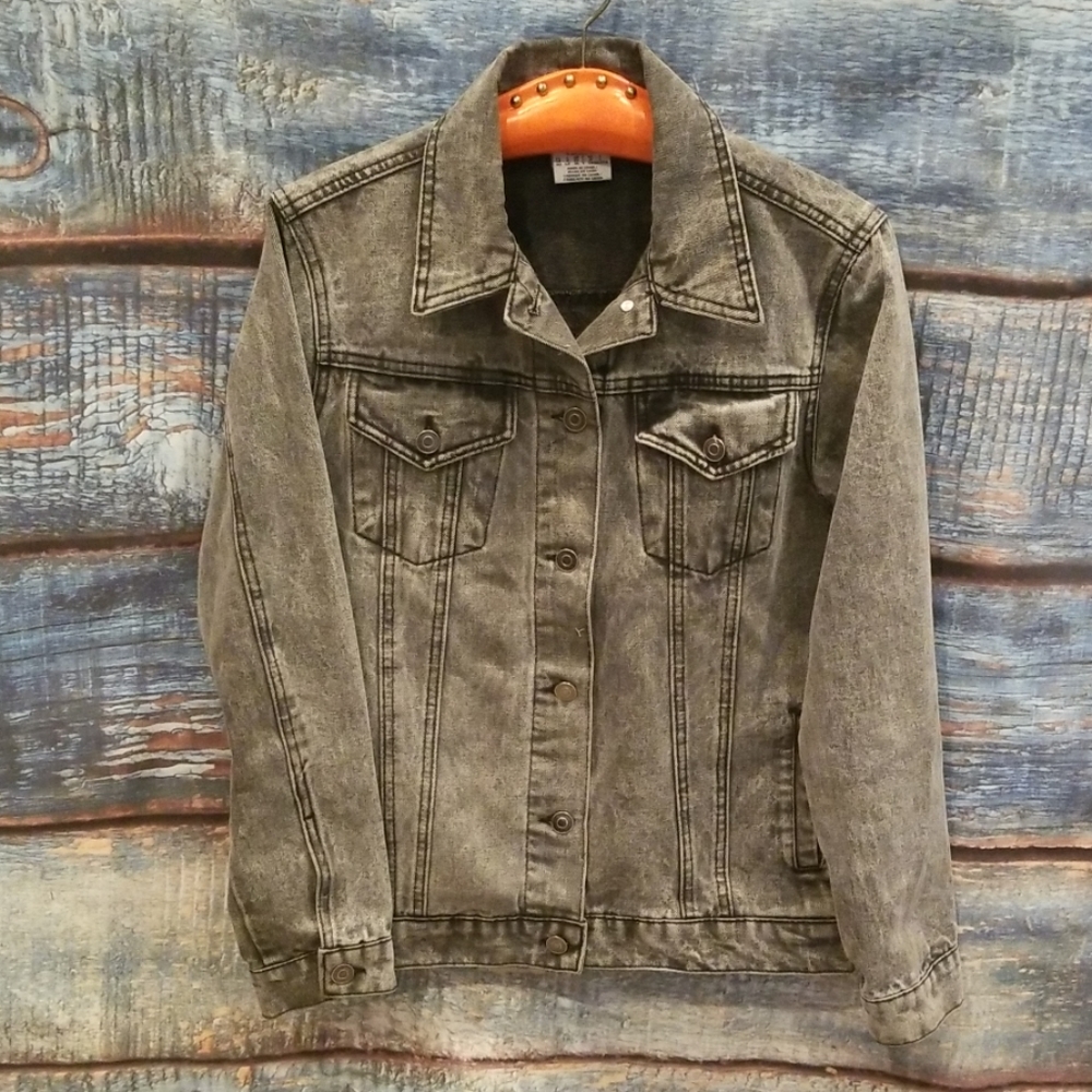 PINK FLOYD 1973 US TOUR Gray Washed Jean Jacket!